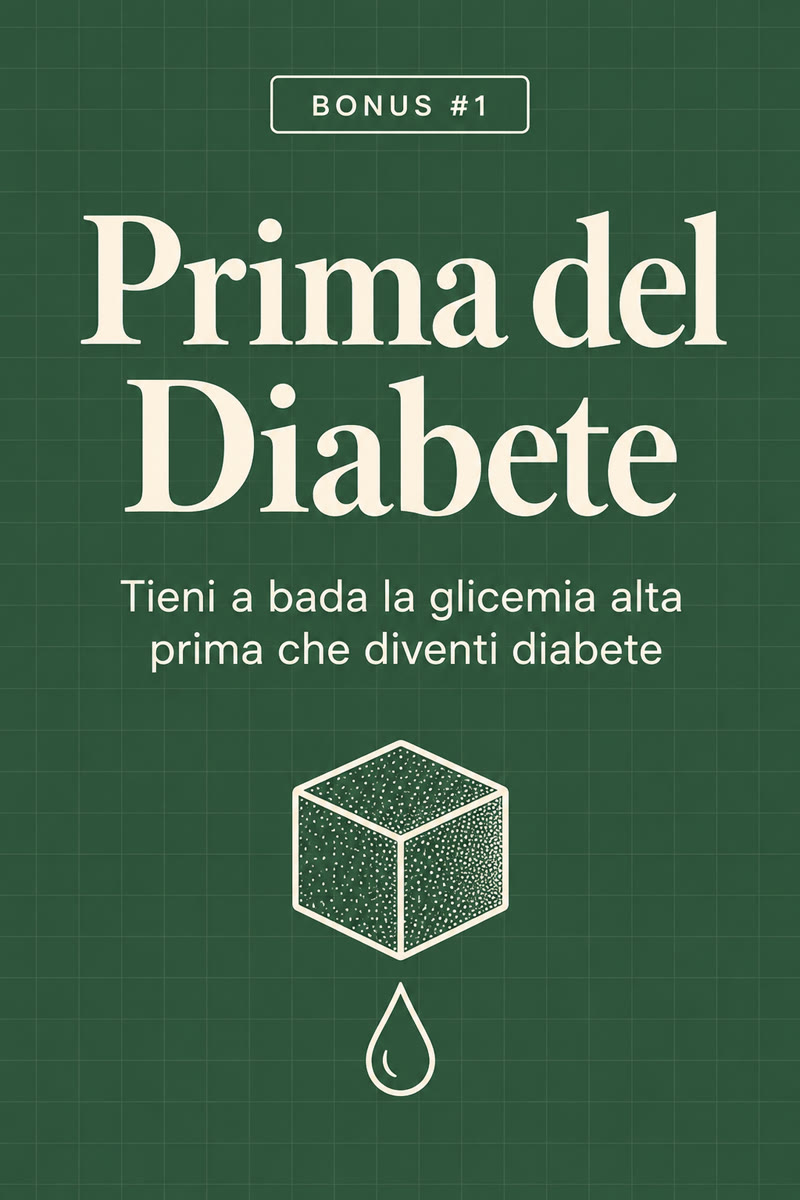 Copertina del bonus Prima del Diabete
